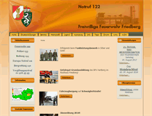 Tablet Screenshot of feuerwehr.friedberg.at